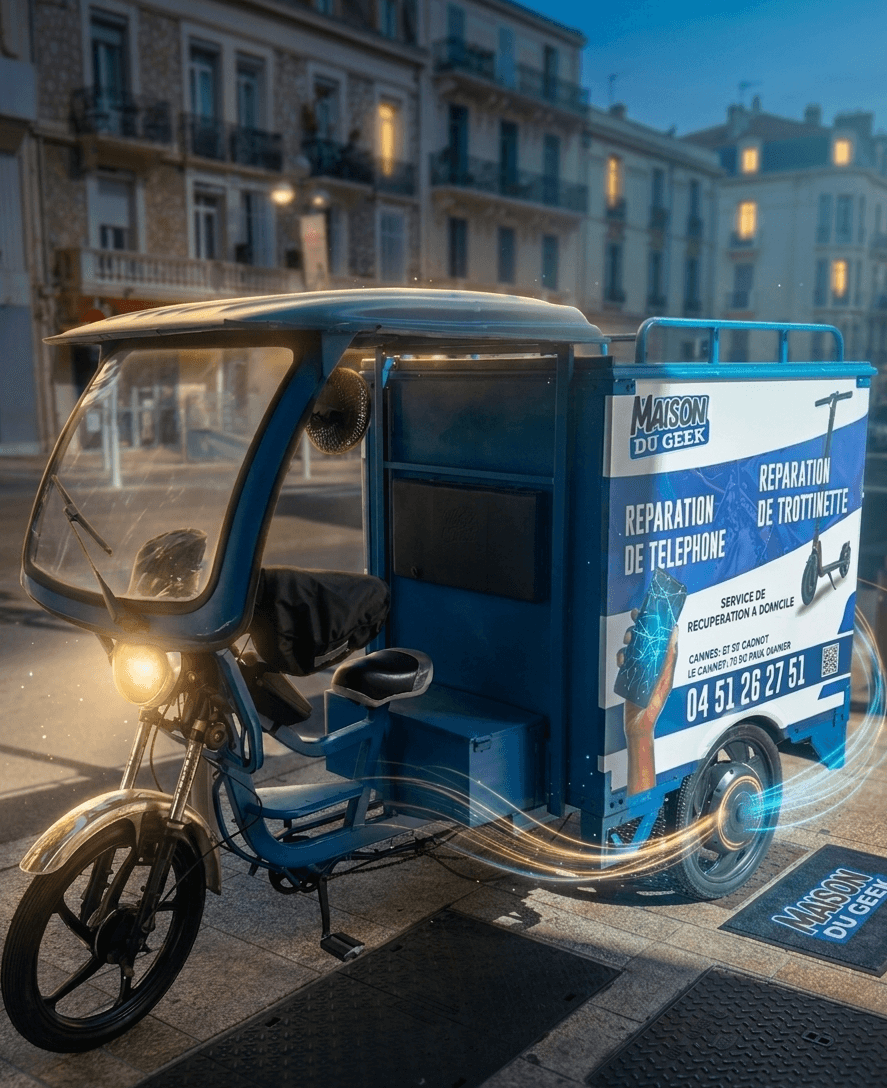 Notre TukTuk de réparation MaisonDuGeek